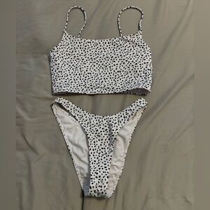 LA Hearts Leopard bikini set